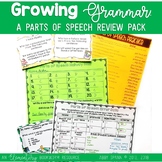Parts of Speech Review Activities for 3rd Grade