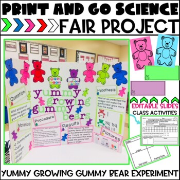 Preview of Growing Gummy Bear Science Fair Project