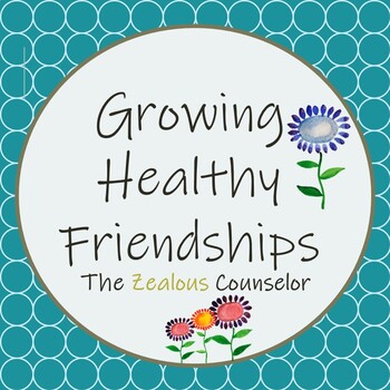 Preview of Growing Healthy Friendships Task Cards