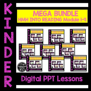 Preview of MEGA BUNDLE- Kindergarten HMH Into Reading POWERPOINT Lessons (Modules 1-9)
