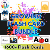 Growing MEGA Vocabulary Flash Card BUNDLE | 1600+ CARDS!