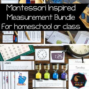 Preview of Montessori Inspired Measurement Bundle