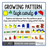 Growing Pattern Activities: Growing Pattern Math Center - 