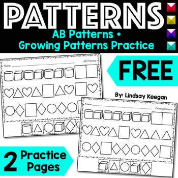 Preview of Patterns Cut and Paste Worksheets