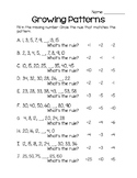 Growing Patterns Worksheet