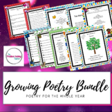 Growing Poetry Bundle: Writing Process Practice and Creati