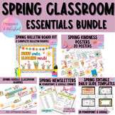 SPRING Classroom Bulletin Bundle  | Google Slides & Classr