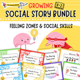 Social Story SEL Bundle | Feeling Zones, Classroom Social 