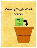 Growing Veggie Word Shapes: CV, VC, CVC, CVCV
