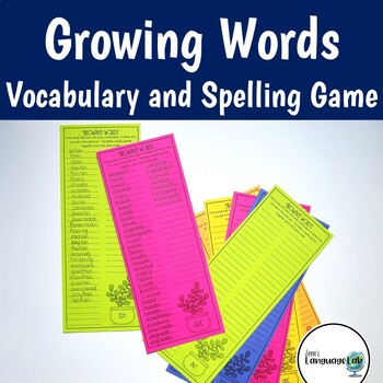 Preview of Growing Words - Vocabulary and Spelling Challenge for All Ages - Word Game