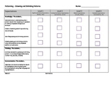 Growing and Shrinking Patterns Rubric - Grade 2 (Ontario)