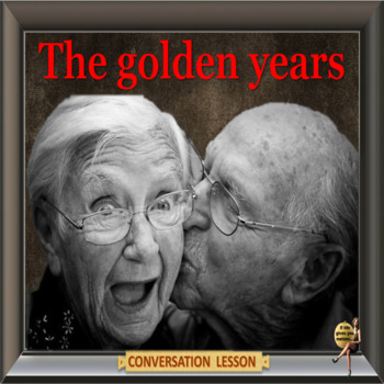 Preview of Growing old - ESL adult and kid conversation lesson in Google slides format