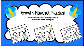 Preview of Growth Mindset Puzzles