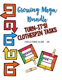 Growing Mega Bundle Turn-It's: Clothespin Task Cards