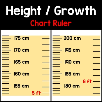 Height Measurement Charts 0-200 cm. White Color ER-700-701 -  OSTครบถ้วนโปสเตอร์เกมสื่อการเรียนรู้สุดยอดแฟ้มหลายรูปแบบจากพลาสติกพีพี