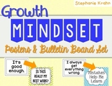Growth Mindest Posters and Bulletin Board Set