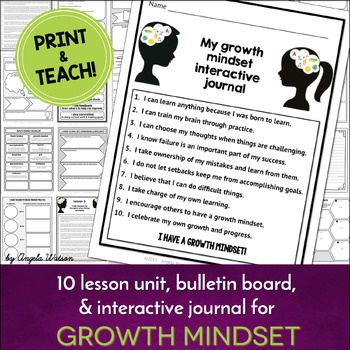 Preview of Growth Mindset Lessons, Activities, Bulletin Boards and Posters