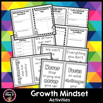 Preview of Growth Mindset Activities