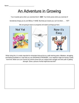 Preview of Growth Mindset Math Activities