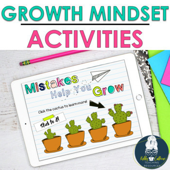 Preview of Growth Mindset Activities | Back To School Beginning of the Year