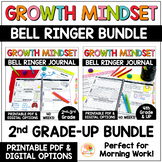 Growth Mindset Activities: Bell Ringer Warm-Up BUNDLE 2nd 