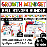Growth Mindset Activities: Bell Ringer Daily Journal Multi