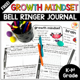 Growth Mindset Bell Ringers Activities | FREE Daily Warm-Ups K-1st Grade