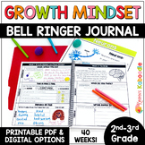 Growth Mindset Bell Ringer Journal Activities: 2nd and 3rd