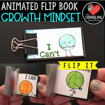 Preview of Growth Mindset Activities Mini Flipbook