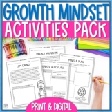 Growth Mindset Activities - Print & Digital