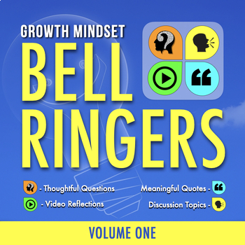 Preview of Growth Mindset Activities | Social Emotional Learning Bell Ringers | Volume 1