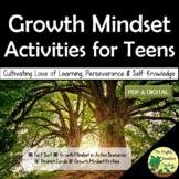 Growth Mindset Activities for Teens | PDF & Digital