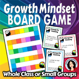 Growth Mindset Game Activity Board Game with Task Cards