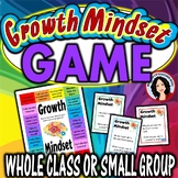 Growth Mindset Activity Bump Game with Task Cards