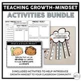 Growth Mindset Activity Bundle | Crafts, Worksheets, & Slides