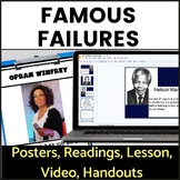 Growth Mindset Activity | Famous Failures | Back to School