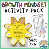 Growth Mindset Activity Pack Print and Go  | Grade 3 - 6