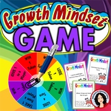 Growth Mindset Game Activity Spinner Game with Task Cards
