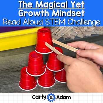 Preview of Growth Mindset Activity The Magical Yet Read Aloud STEM Challenge