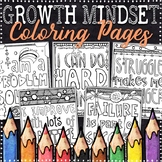 Growth Mindset Affirmations Coloring Pages | Growth Mindse