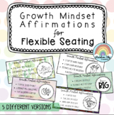 Growth Mindset Affirmations for Flexible Seating