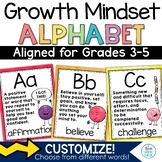 Growth Mindset Alphabet Posters Display Bulletin Board 