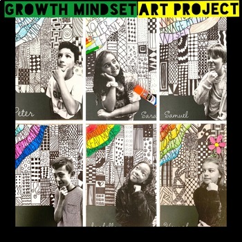Preview of Growth Mindset Art Project