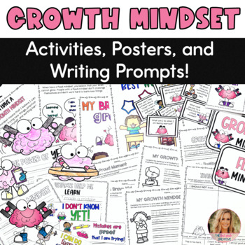 Preview of Growth Mindset Activities Social Emotional Learning
