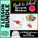 Growth Mindset Back to School Bundle - STEM Activities Pos