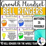 Growth Mindset Bell Ringers