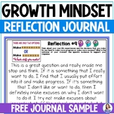 Growth Mindset Bell Ringers Sample - 5 FREE Reflection Jou