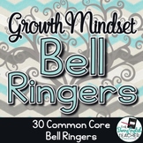 Growth Mindset Bell Ringers Volume 2: Common Core Growth M