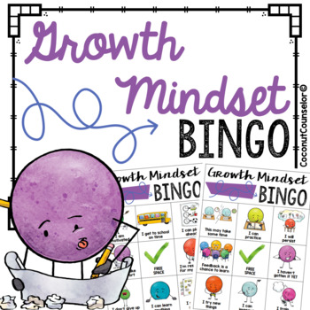 Preview of Growth Mindset Bingo Game