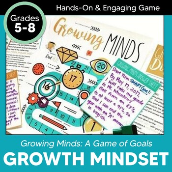 Preview of Growth Mindset Activities Board Game for Middle & High School